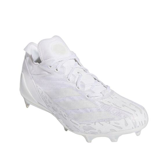 Adidas Men’s 12 Juice Pack ADIZERO ELECTRIC SPEED FOOTBALL CLEATS White IE4413 - Picture 2 of 8